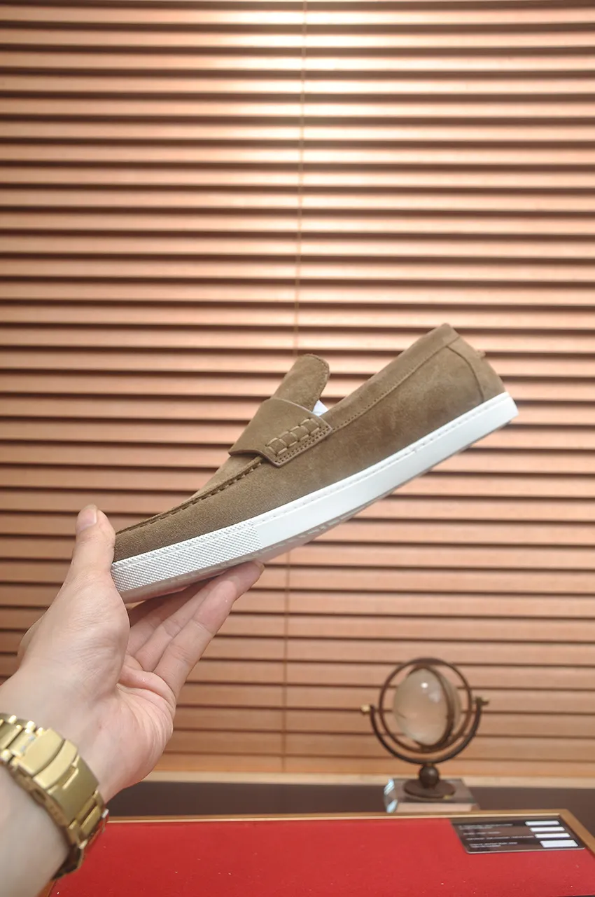 Men's Men's Shoes💰560💶[[HERMES]] (High-end Niuli) New 🍀 HERMES - top version of Hermès classic casual leather shoes! Made of imported original cowhide, the inner top layer is comfortable cowhide lining! Original wear-resistant rubber outsole! High quality products! Code number 39-45 (45 customized)